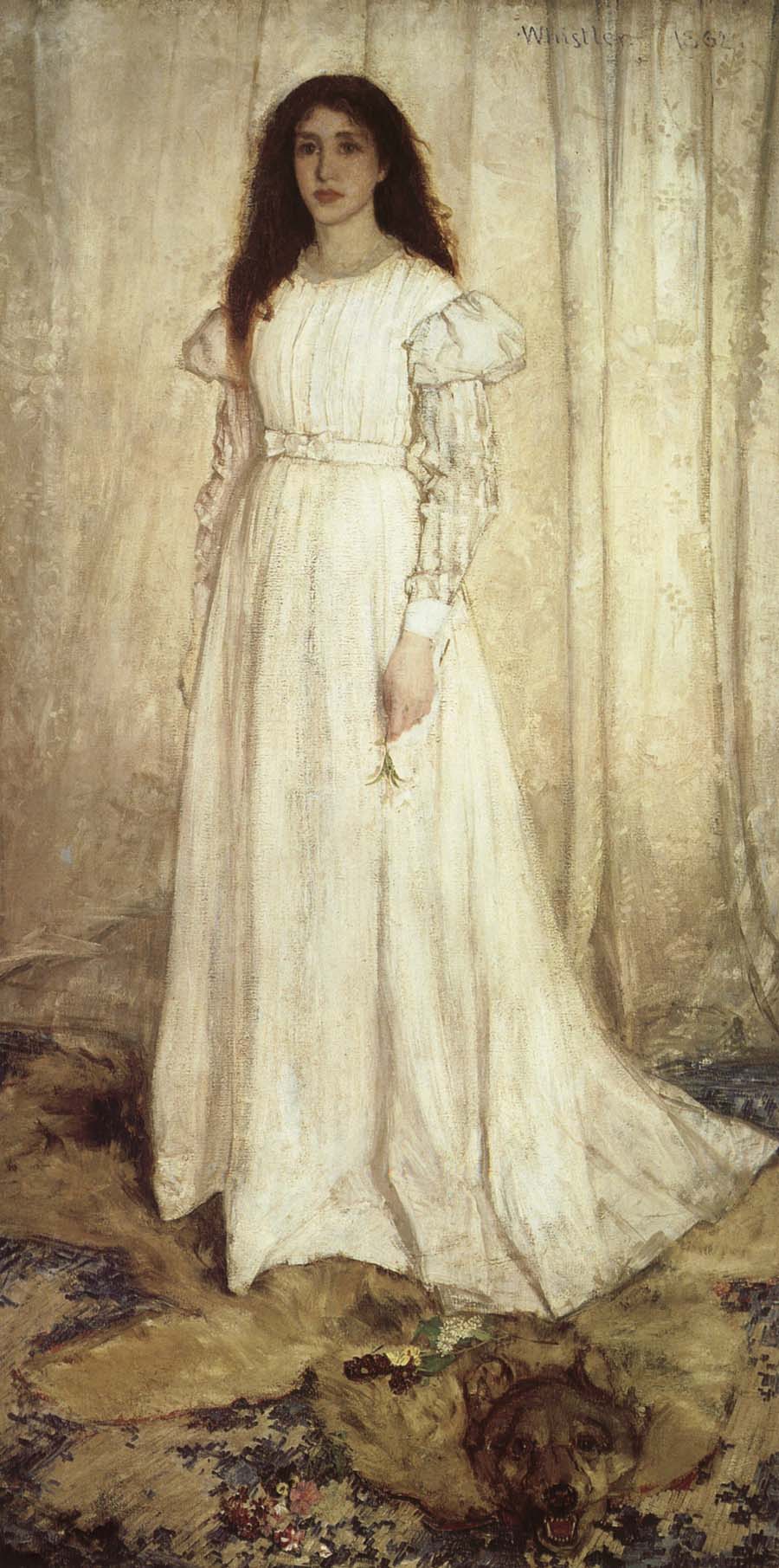 James Mcneill Whistler The girl in white